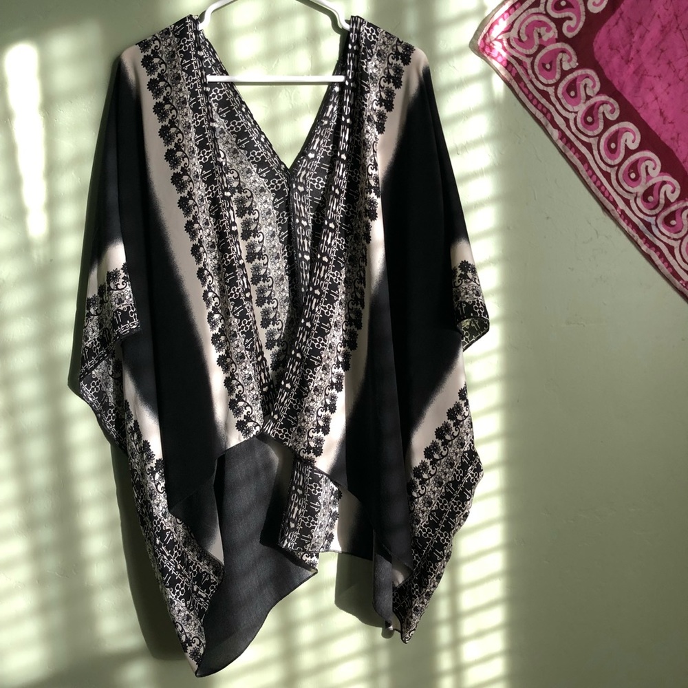 Floral shawl